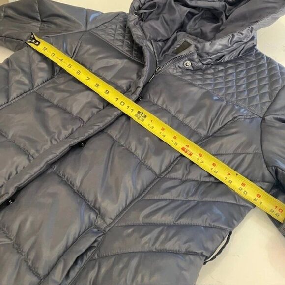 Mossimo Women's Long Black Hooded Puffer Coat Black Size XL Extra Large - Picture 4 of 11